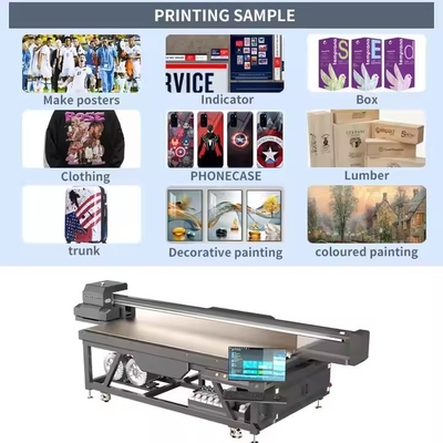 100% Tested Large Format 2513 I1600 Gen5i UV LED Flatbed Printer for Glass Metal and Plastic Printing