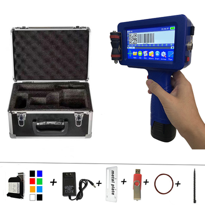 Single Color 12.7MM Portable Handheld Thermal Inkjet Printer for QR Code and Serial Number Labeling on Masks