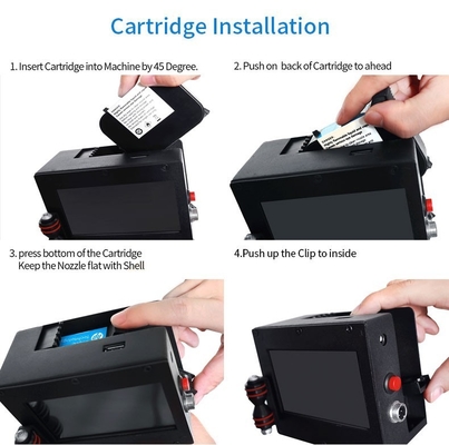 Fast Dry Ink Portable Handheld Thermal Inkjet Printer for Online Printing of Images Pictures QR Codes and Serial Numbers