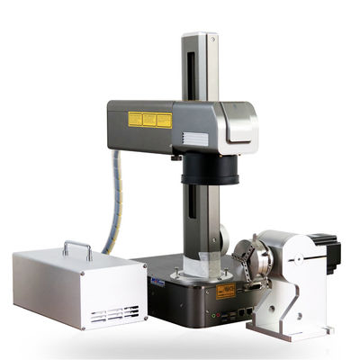 Portable 30W 60HZ Jewelry Laser Engraving Machine On Desktop