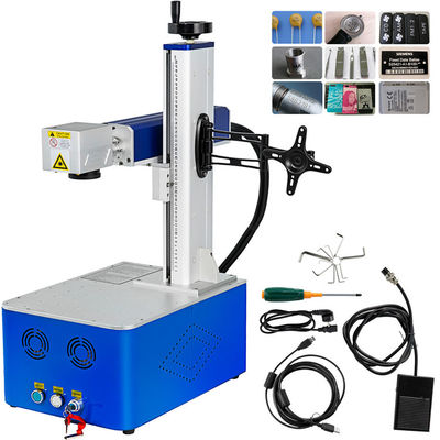 20watt 8m/S Metal Tag 3d Laser Engraving Machine With Windows XP 7