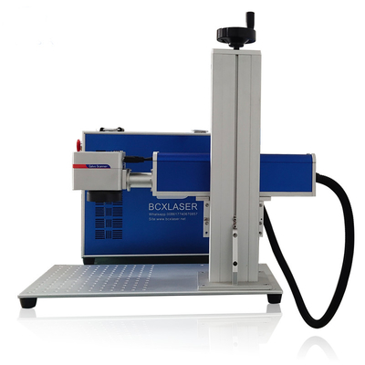 Portable 30w Raycus color fiber laser marking machine for metal