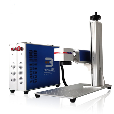 Portable 30w Raycus color fiber laser marking machine for metal