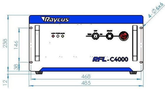 4000w raycus fiber laser source