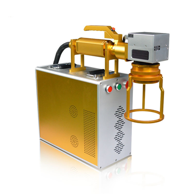 portable mini 20w  metal fiber color laser marking machine with ezcad