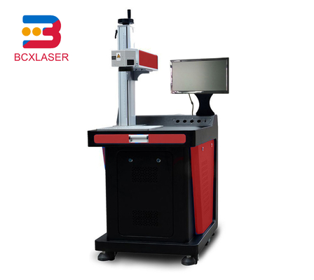 3D Fiber Laser Metal Engraving Marking Machine Desktop 50W On Electronics PP PE PVC