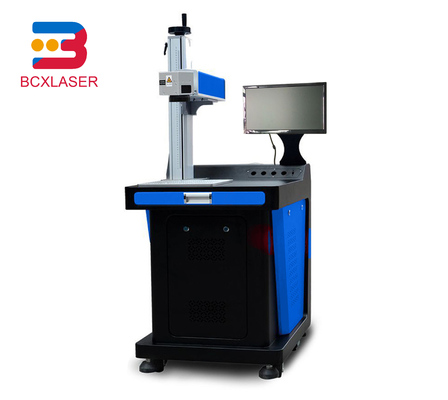3D Fiber Laser Metal Engraving Marking Machine Desktop 50W On Electronics PP PE PVC