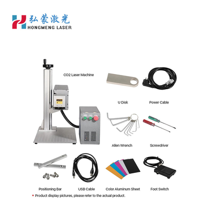 Free Shipping Auto Focus 30W Split Fiber Laser Marking Machine Laser Engraving Machine Co2 Laser Marking Stainless