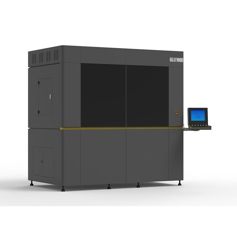 2.55m W *1.60m D *2.45m H Industrial SLA 3D Printer Large Dual Laser ISLA1900D for Prototyping Applications