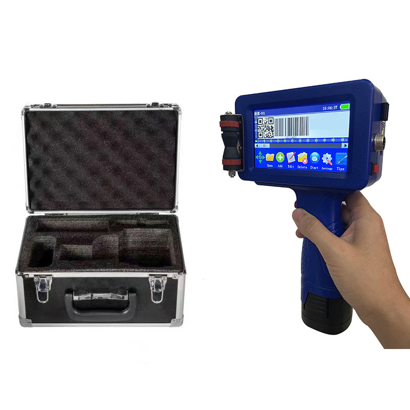 42ML Capacity Thermal Inkjet Technology TIJ 2.5 PVC PE Plastic Portable Handheld Inkjet Coding Machine for Label Printer