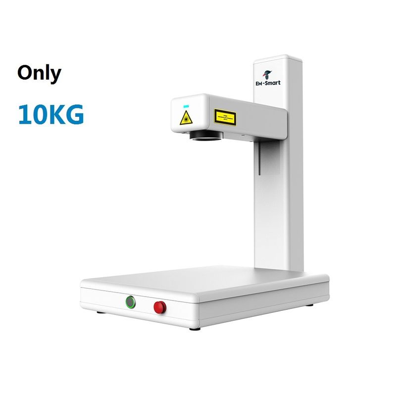 Portable 30W 60HZ Jewelry Laser Engraving Machine On Desktop