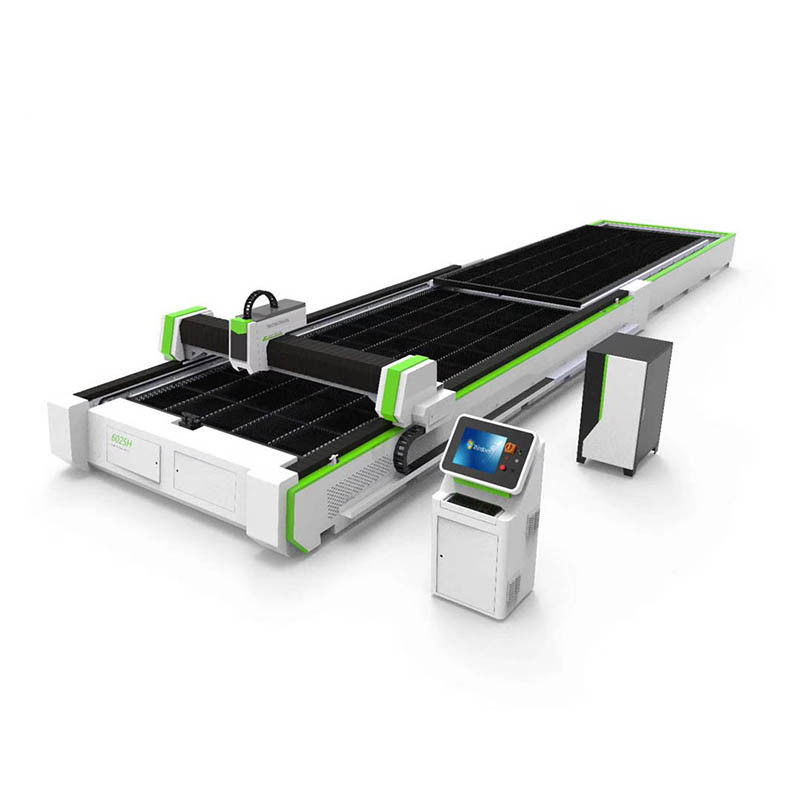 CE 12000W Aluminum Fiber Optic Laser Cutting Machine Tabletop