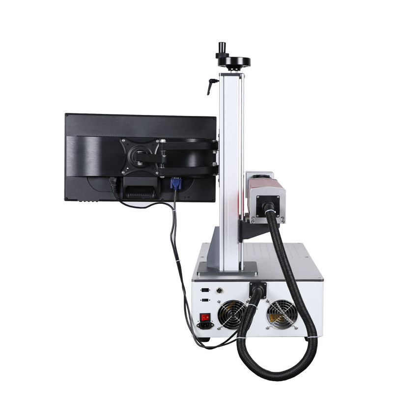 CE Fibre Laser Marking Machine , 8000mm/S Desktop Laser Marking Equipment