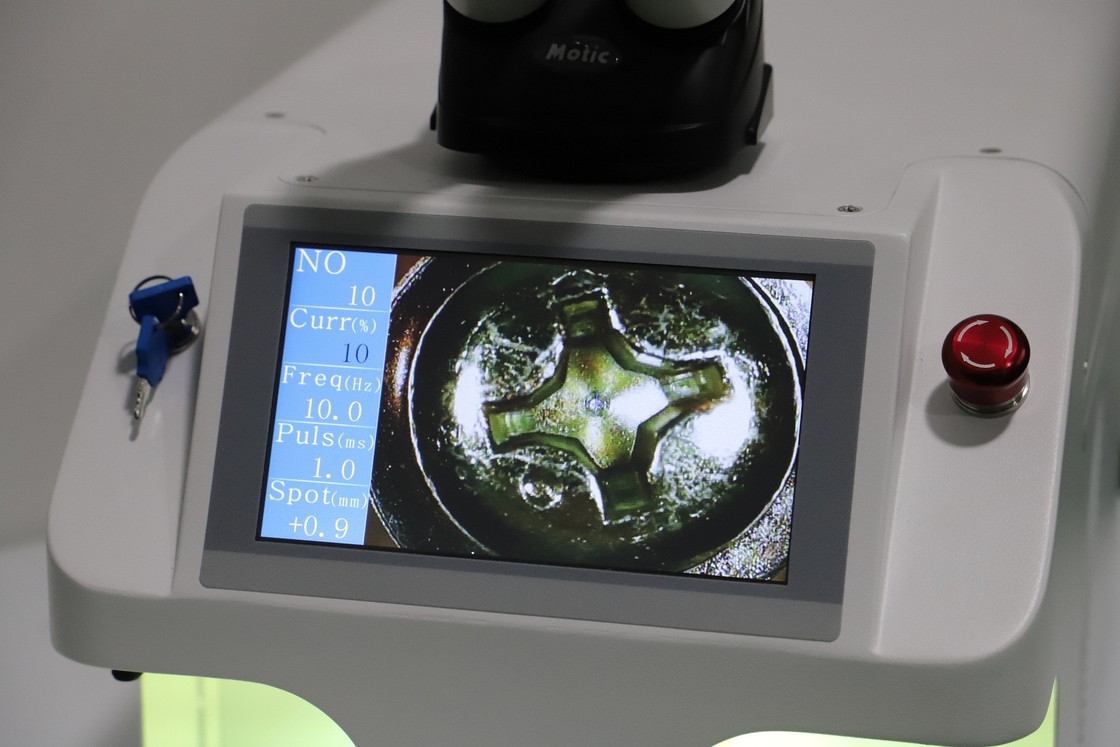 Fiber laser welding machinery desktop 100w mini jewelry laser welding machine