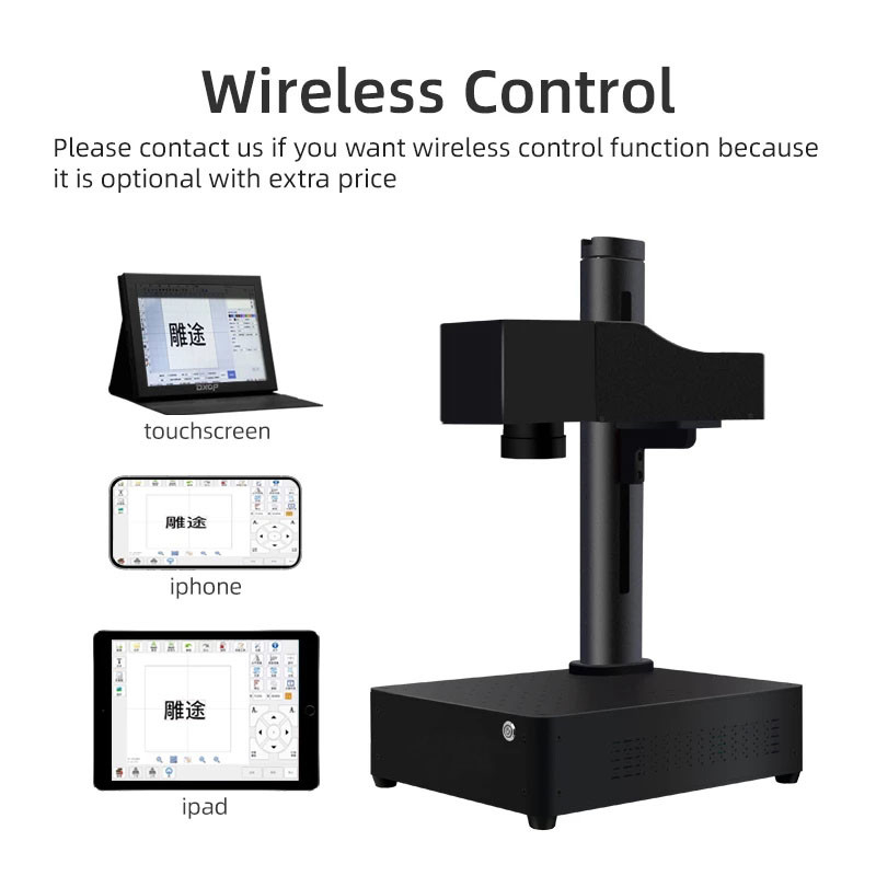 Portable 20w 30w 50w Raycus Laser Engraving Machine For Metal Laser Marking Machines All In One Wireless Control