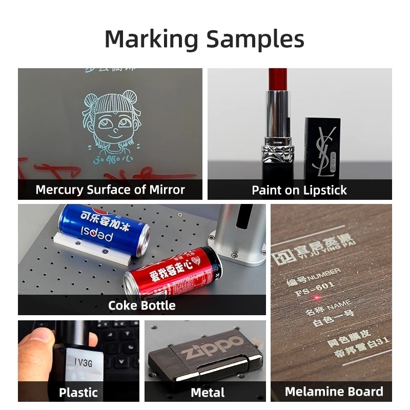 Portable 20w 30w 50w Raycus Laser Engraving Machine For Metal Laser Marking Machines All In One Wireless Control