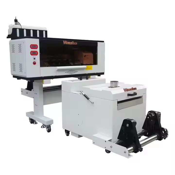 Multicolor A3 2 Heads XP600 DTF Printer T Shirt Printing Machine Shaker Dryer Flatbed Printer for Multicolor Printing