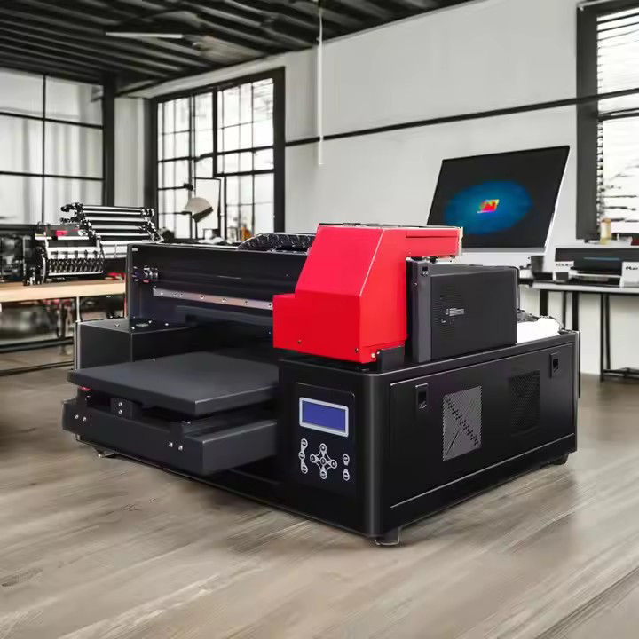 A3 Tube Printer Digital Small LED Multifunctional XP600 Inkjet UV Flatbed Printing Machine for Cell Phone Market