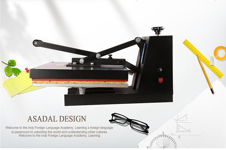 Eco Solvent Ink 2200w Heat Press Printer Machines for Sublimation Hat Printing on T Shirt Leather and a Variety of Objects