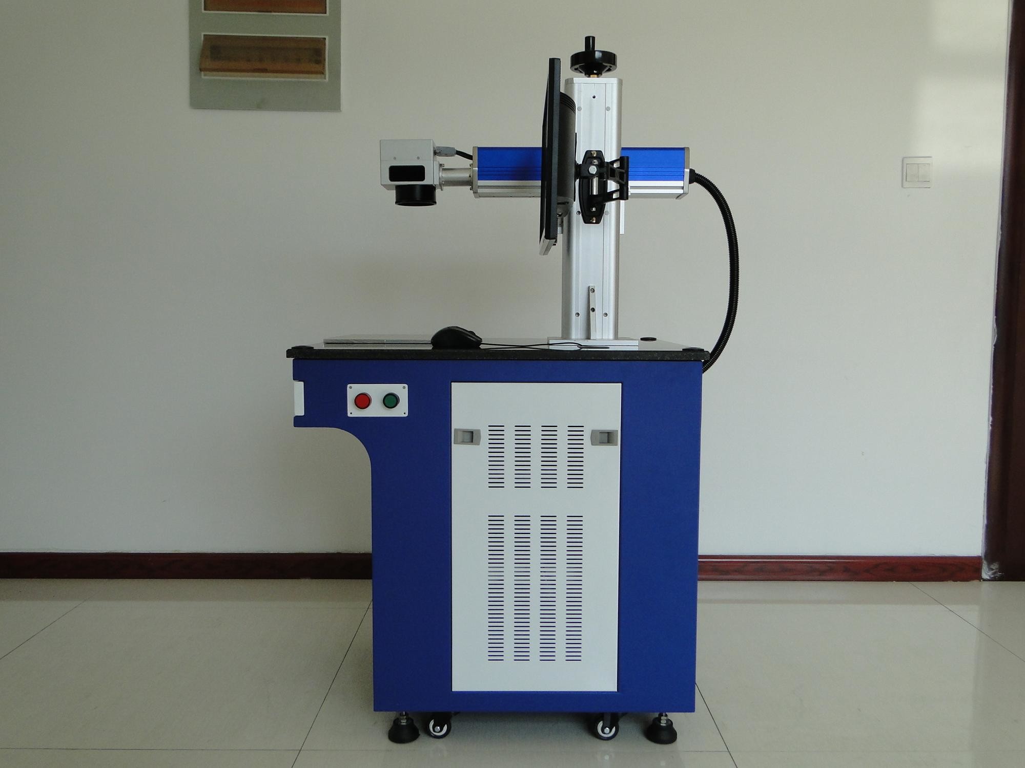 Metal 50W Fiber Laser Engraver , BCX 3D Laser Engraving Machine
