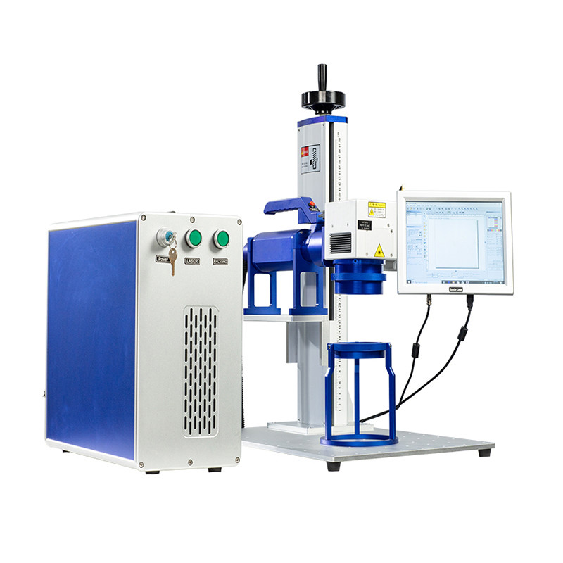 2D Portable Laser Engraving Machine , 12m/S 20W Fiber Laser Engraver