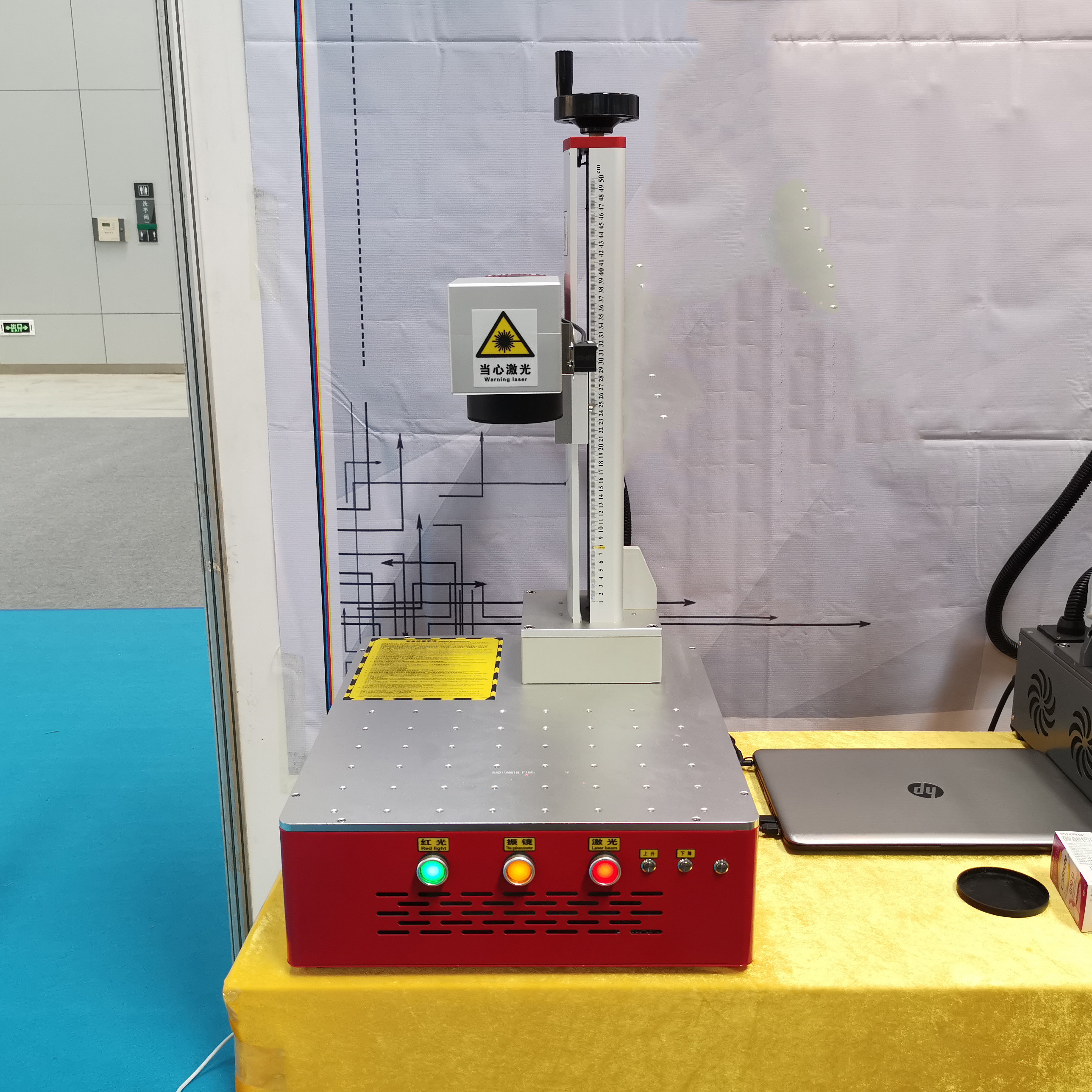 color fiber laser marking machine price /fiber laser engraver/laser marker on metal