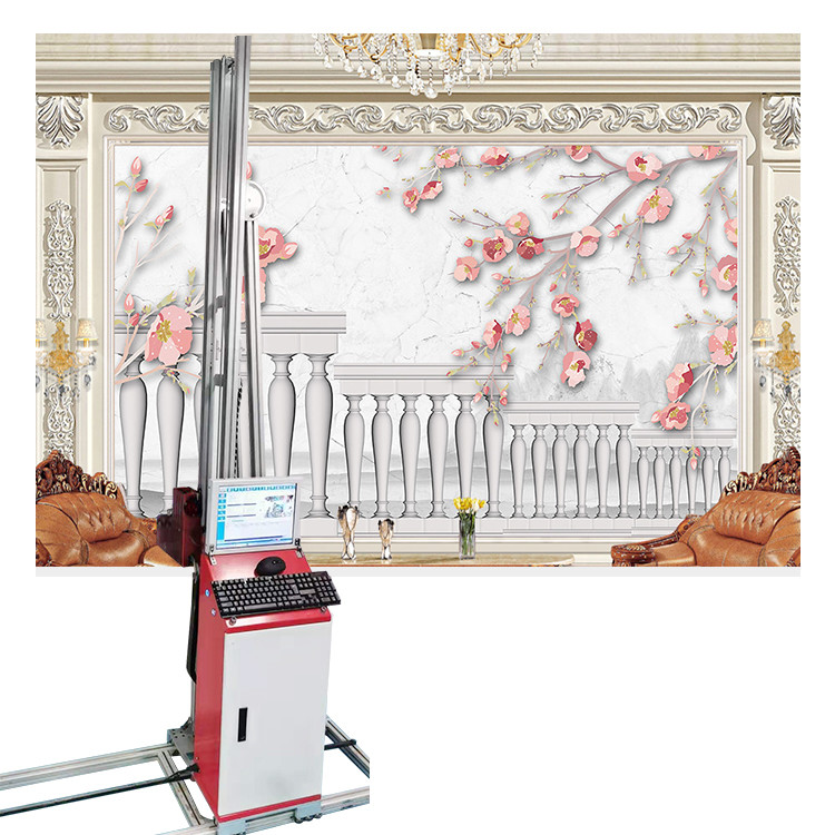 220V Automatic Wall Inkjet Printer , 6000mm Direct To Wall Printer