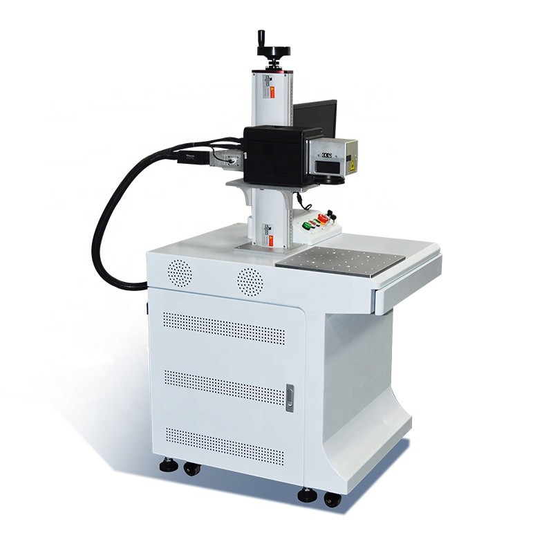 Metal Marking Fiber 3D Laser Engraving Machine 50W On Curve Metal