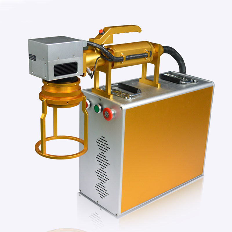 portable mini 20w  metal fiber color laser marking machine with ezcad