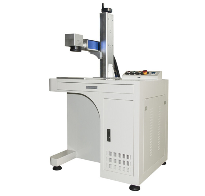3D Fiber Laser Metal Engraving Marking Machine Desktop 50W On Electronics PP PE PVC