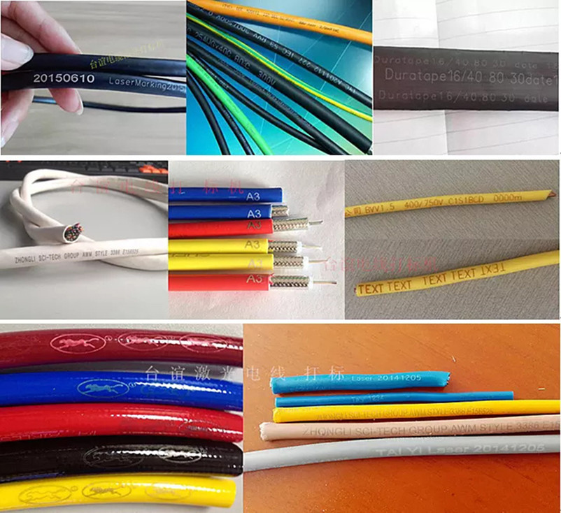 Water Bottle Cable Flying Fiber Laser Marking Machine Plastics Metals