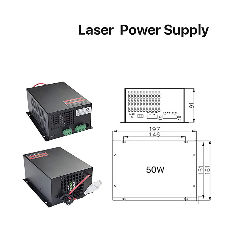 80-100W CO2 Laser Power Supply for CO2 Laser Engraving Cutting Machine MYJG-100W category